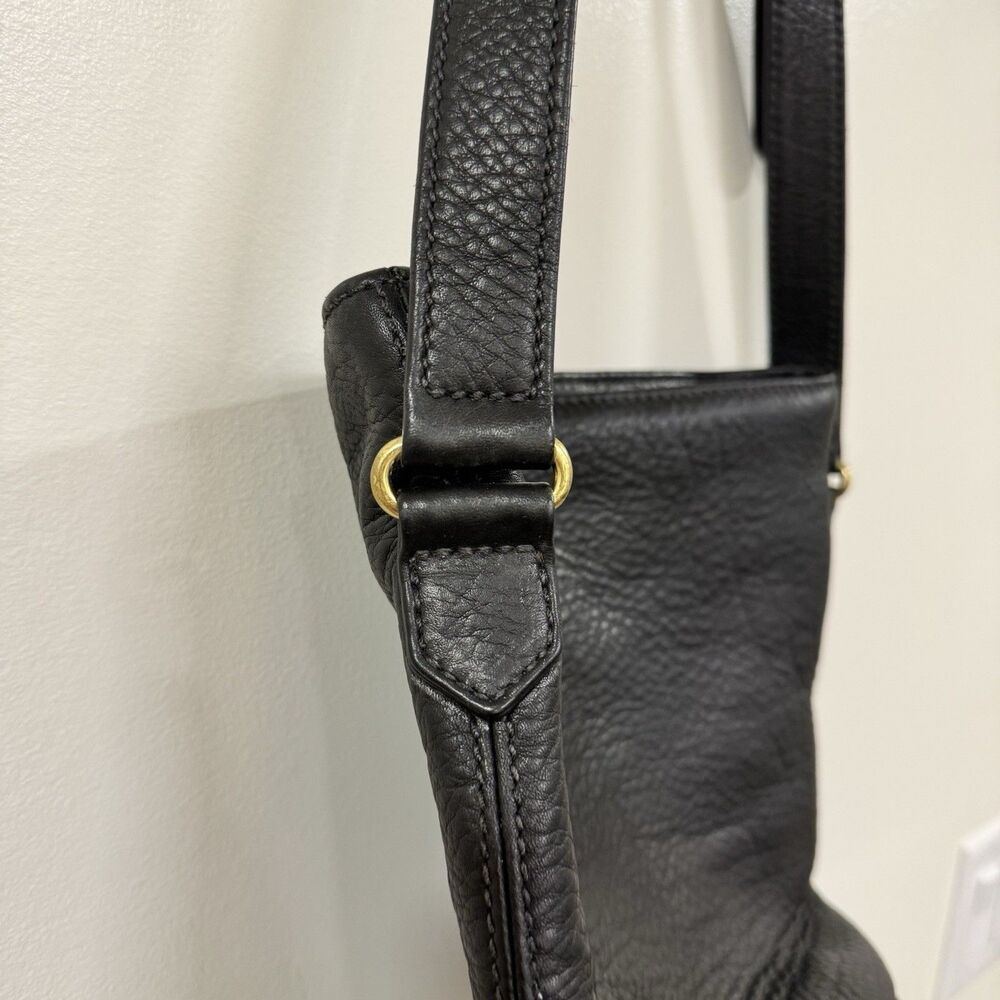 Coach Sonoma Bucket Bag 4907 Black Pebbled Leather Excellent Condition Vtg - Picture 8 of 13